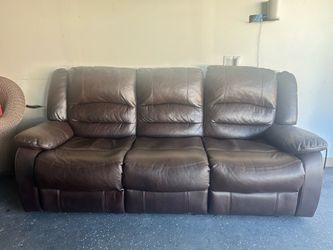 Brown Recliner couch