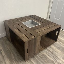 Rustic Square Coffee Table