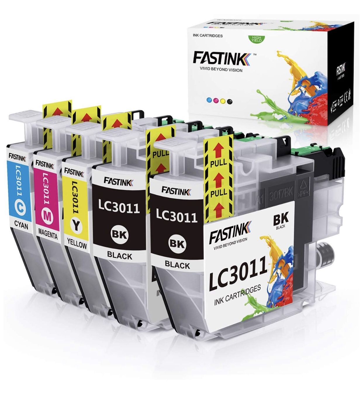 Compatible Replacement for Brother LC3011 LC3011XL LC 3011 LC3013 XL Ink Cartridges