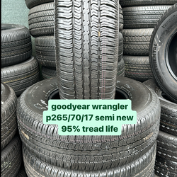 Set Of Four Used Tires 265/70/16 Goodyear