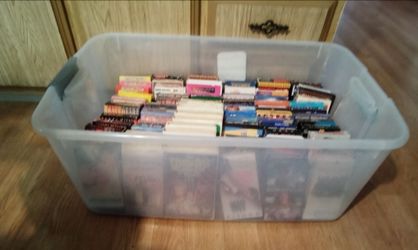 VHS Lot Of 188 Movies