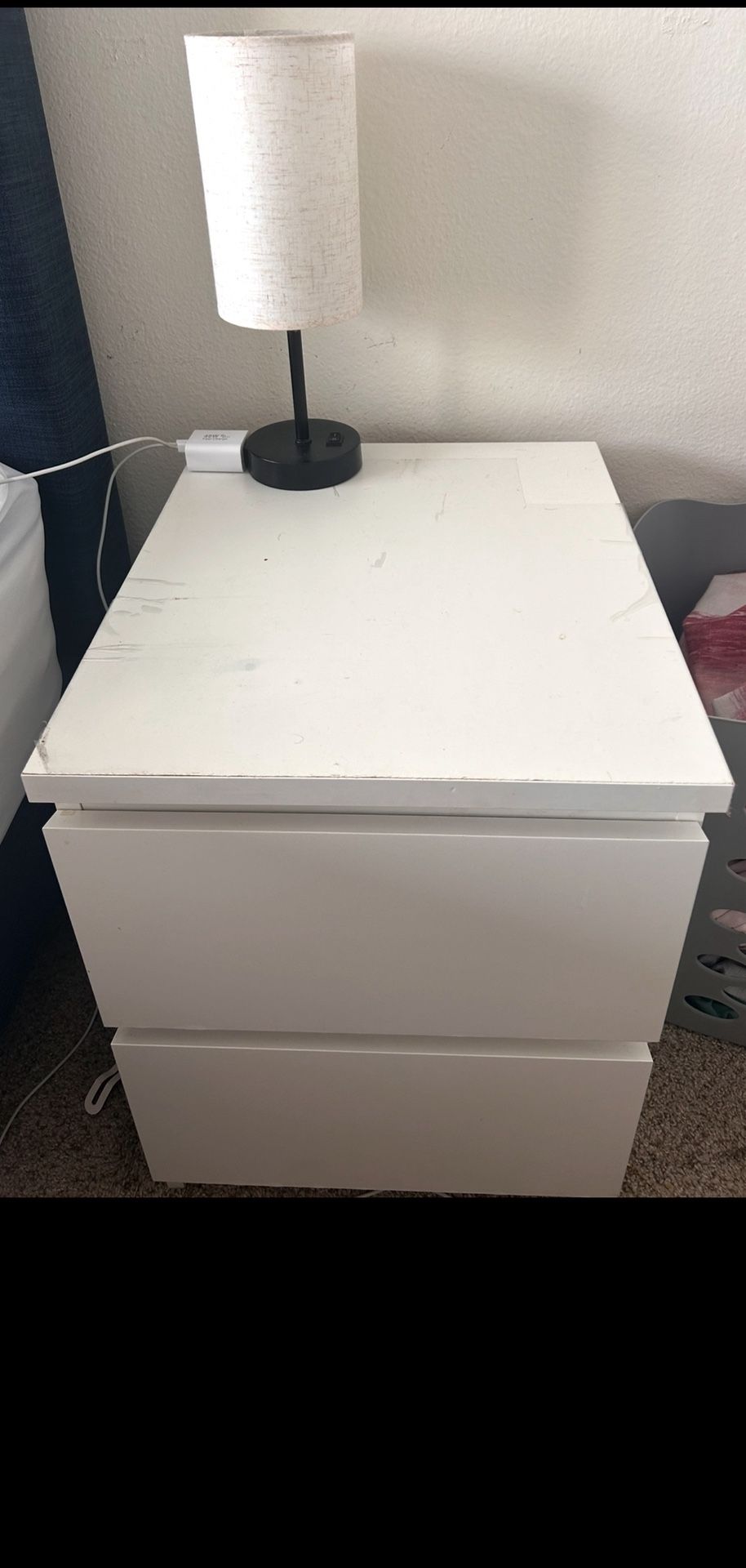 2 Ikea Bed Side Table 