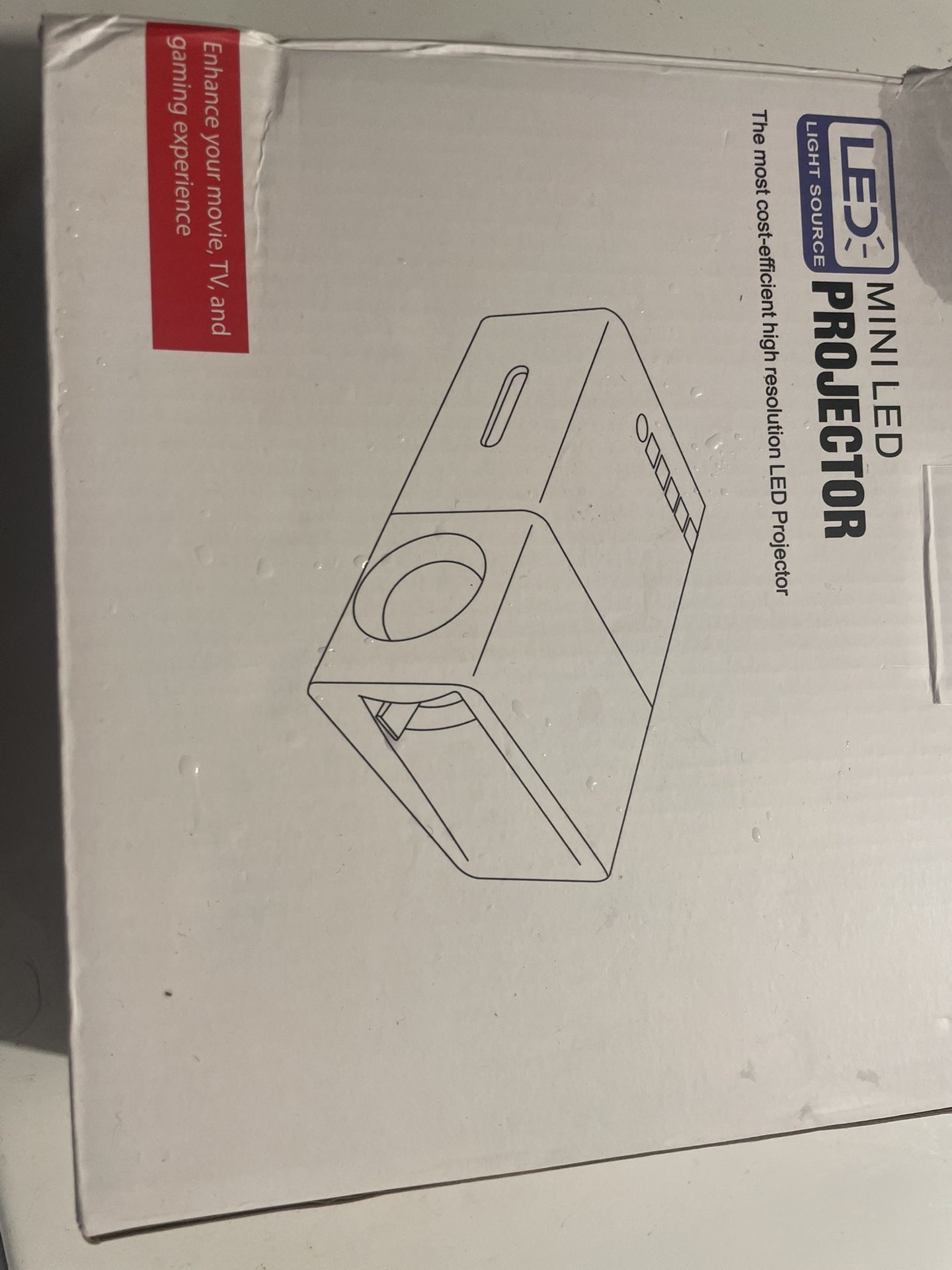 Mini Projector with HDMI/AV – Great for Movies & Gaming