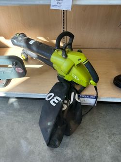 Sun Joe Electric Leaf Blower Vacuum with Bag