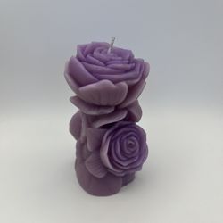 100% Natural Soy Candle with sea salt, plum, and eucalyptus scent