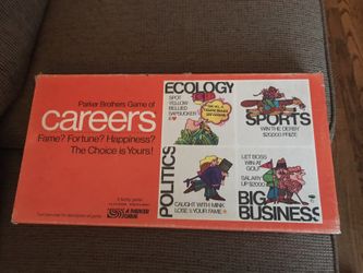Vintage "Careers" Board Game - 1971 - Parker Brothers - 100% Complete