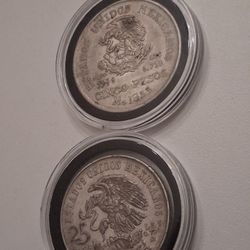 Mexican Coins 72% Silver 