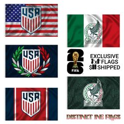 Mexico USMNT Flags