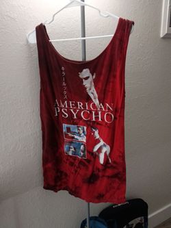 Long extra large American psycho tank top tea
