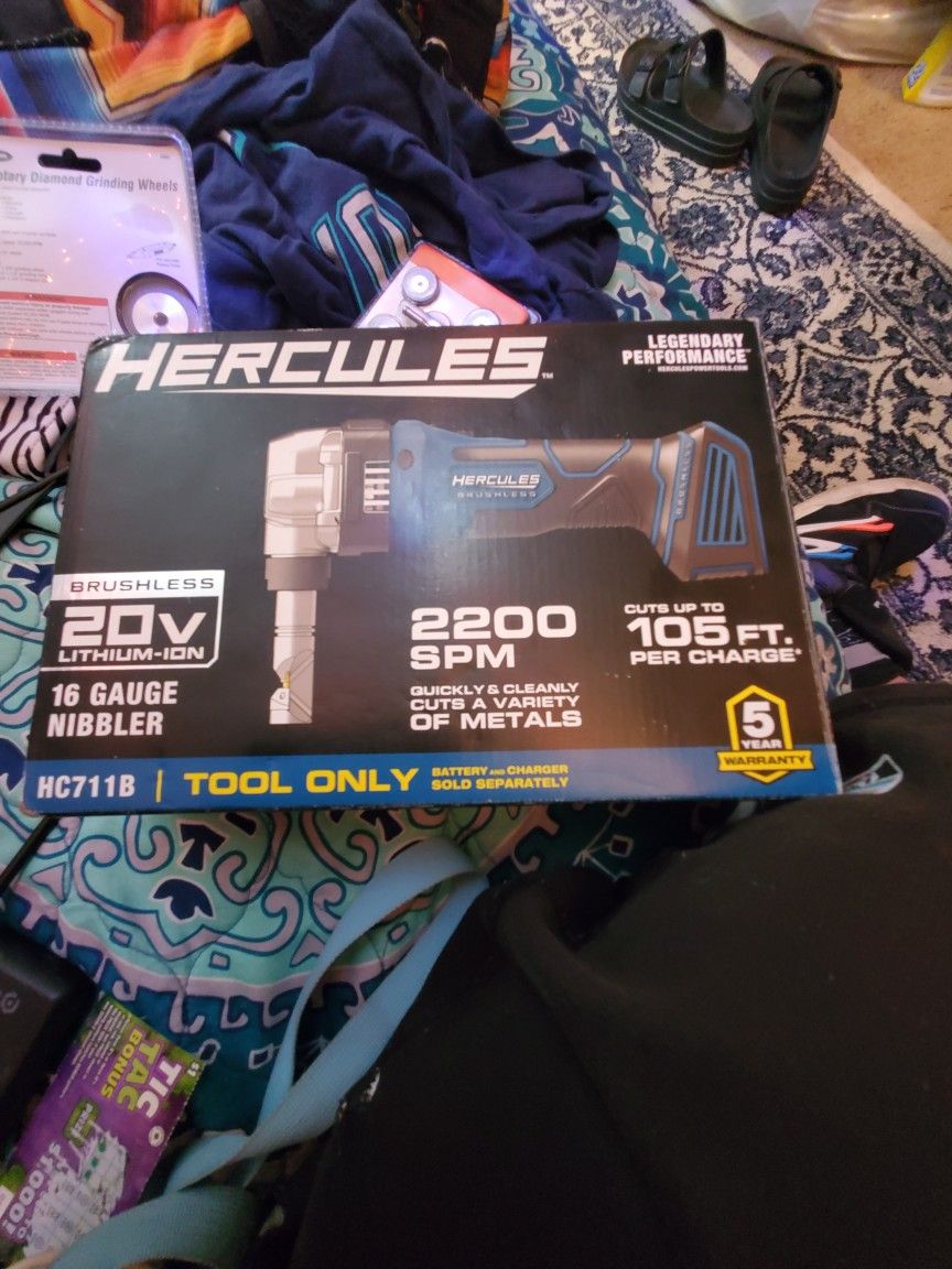 Hercules 20v 3ah 2200 spm nibbler