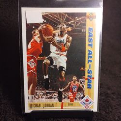 Michael Jordan Upper Deck 1991 All Star Game Card 