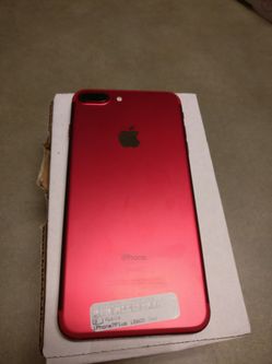 iPhone 7 plus 128gb red Edition factory unlocked