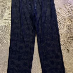 NEW Victorias Secret Lace Pajamas Lounge Pants Size L Large