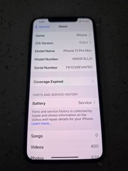 Used Apple iPhone 11 Pro Max Unlocked, 64GB, Unlocked
