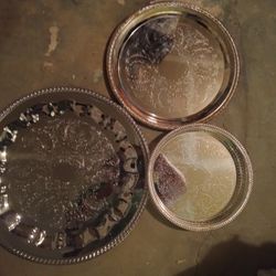 Steel Serving Plates