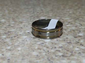 Stainless steel ring size 10