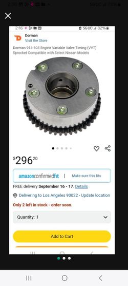 Engine Variable Valve Timing Sprocket, Nissan