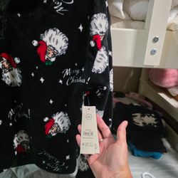 Christmas Santa Fleece Top Size XL