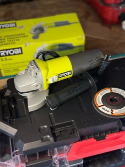 RYOBI 5.5 Amp Corded 4-1/2 in. Angle Grinder