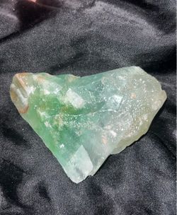 Raw Green Fluorite Crystal Specimen