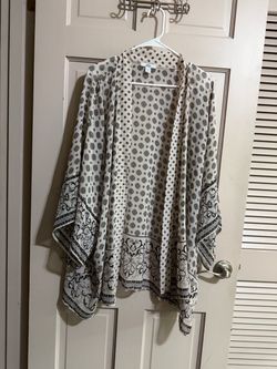 Women’s Croft & Barrow Sheer Cardigan Cover Up Size 2X
