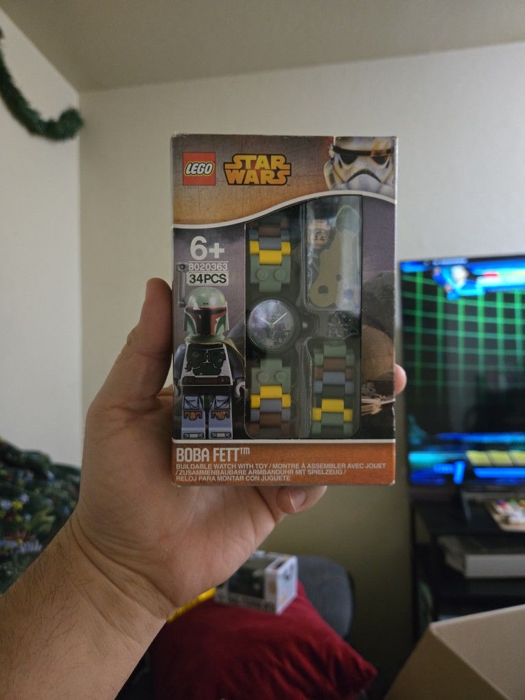 Lego Boba Fett Buildable Watch And Minifigure Sealed