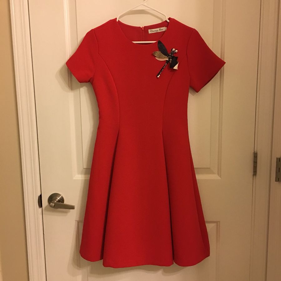 👗🌺Red Cocktail Dress 🌺👗