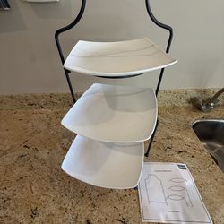 3 Tier Swivel Buffet Server