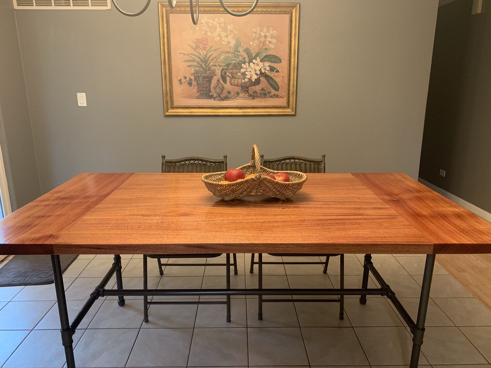 Handcrafted Mahogany Dining Table