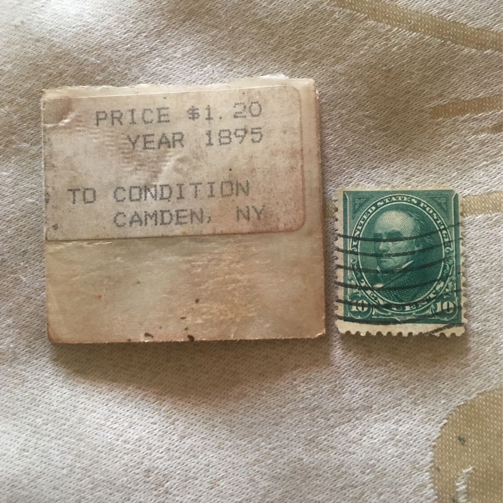 Estampilla Del Año 1895