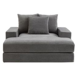🚨FURNITURE SALE🚨  Gray Sealy Calin Upholstered Foam Lounger