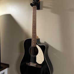 Fender Sonoran SCE Black Acoustic-Electric Guitar