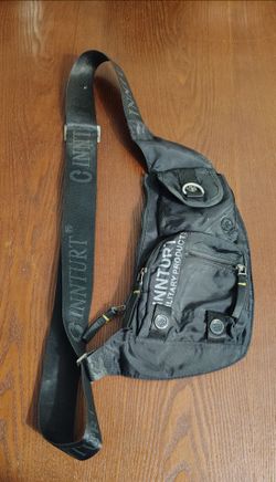 Innturt Men's Women's Nylon Sling Bag Chest Shoulder Bag Hiking Bicycle Backpack