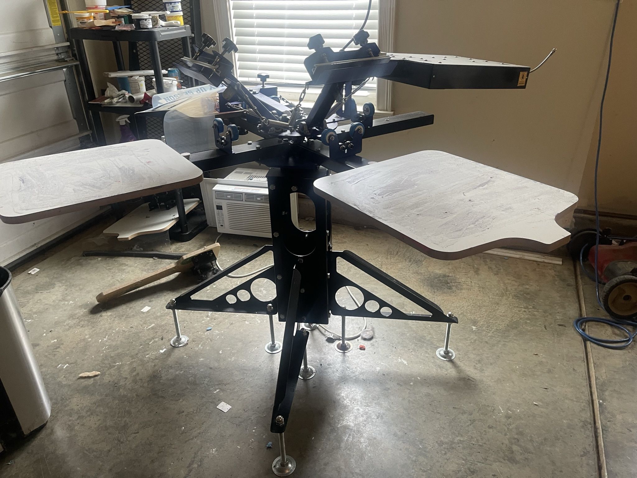 Screen printer 4 Station 3 Color