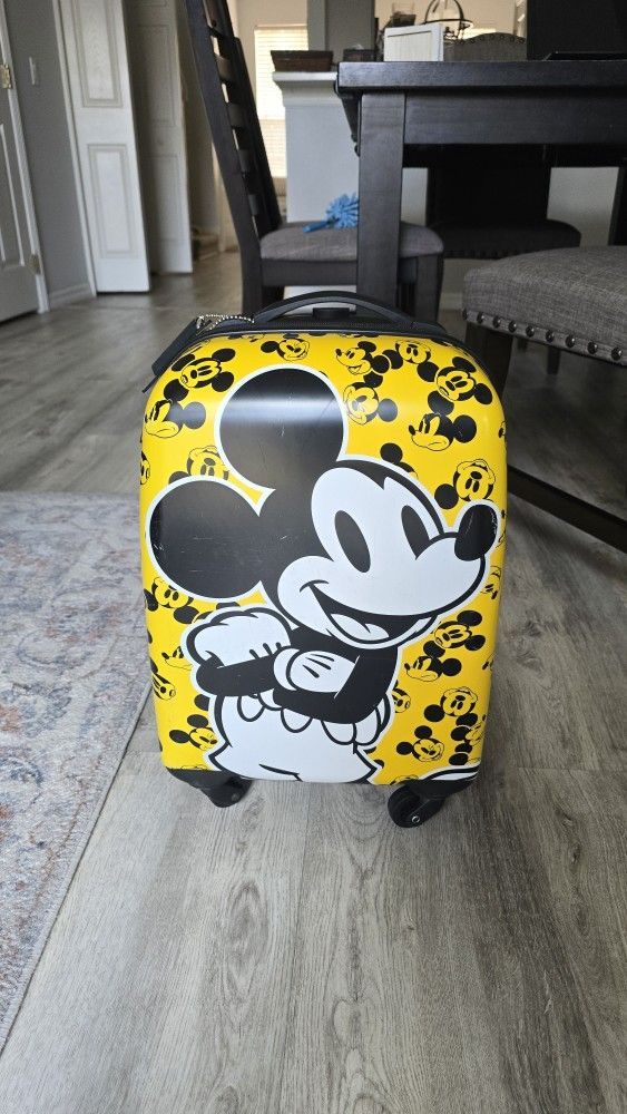 Disney Mickey Mouse Hardshell Luggage - Kids Suitcase