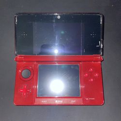 Nintendo 3DS Flame Red —Read Description—