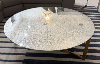 Mirrored coffee table