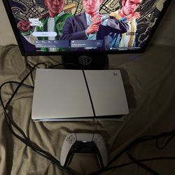 Digital ps5 slim like new with games for free