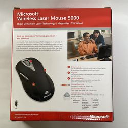 Microsoft  Wireless Laser Mouse 5000