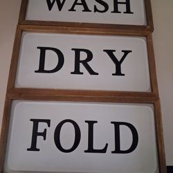 Wash,Dry,Fold...frames metal and wood
