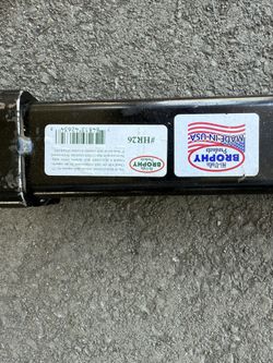 New Never Used Brophy Hitch Reducer and Extender - 2-1/2" to 2" Trailer Hitch 7" Long