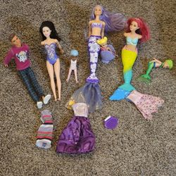 Assorted Barbie Dolls 