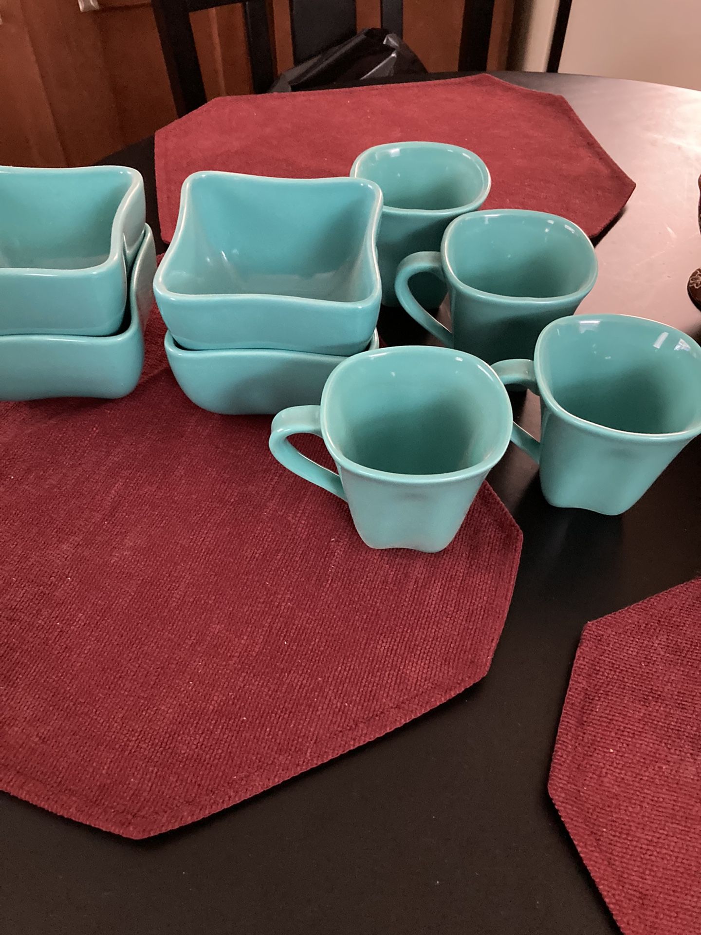 Bowl And Mugs By RLM