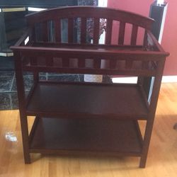 Wood Changing Table For Baby 