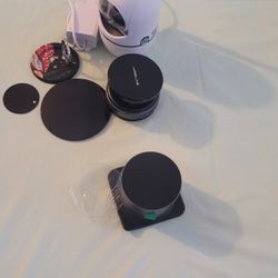 Cámara De Cguridad Metal Plástico 720p Cámara De Vigilancia Doméstica De 360 Grados  Soporte Magnético Para Telefono 