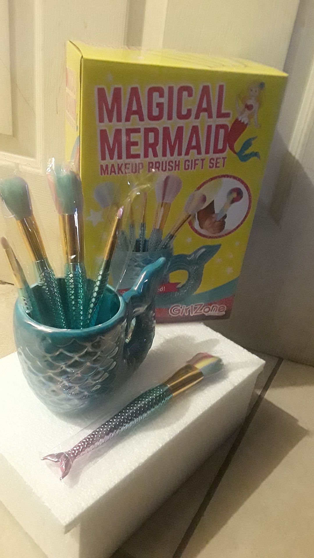 Makeup Brush gift set de 5 mermado magical