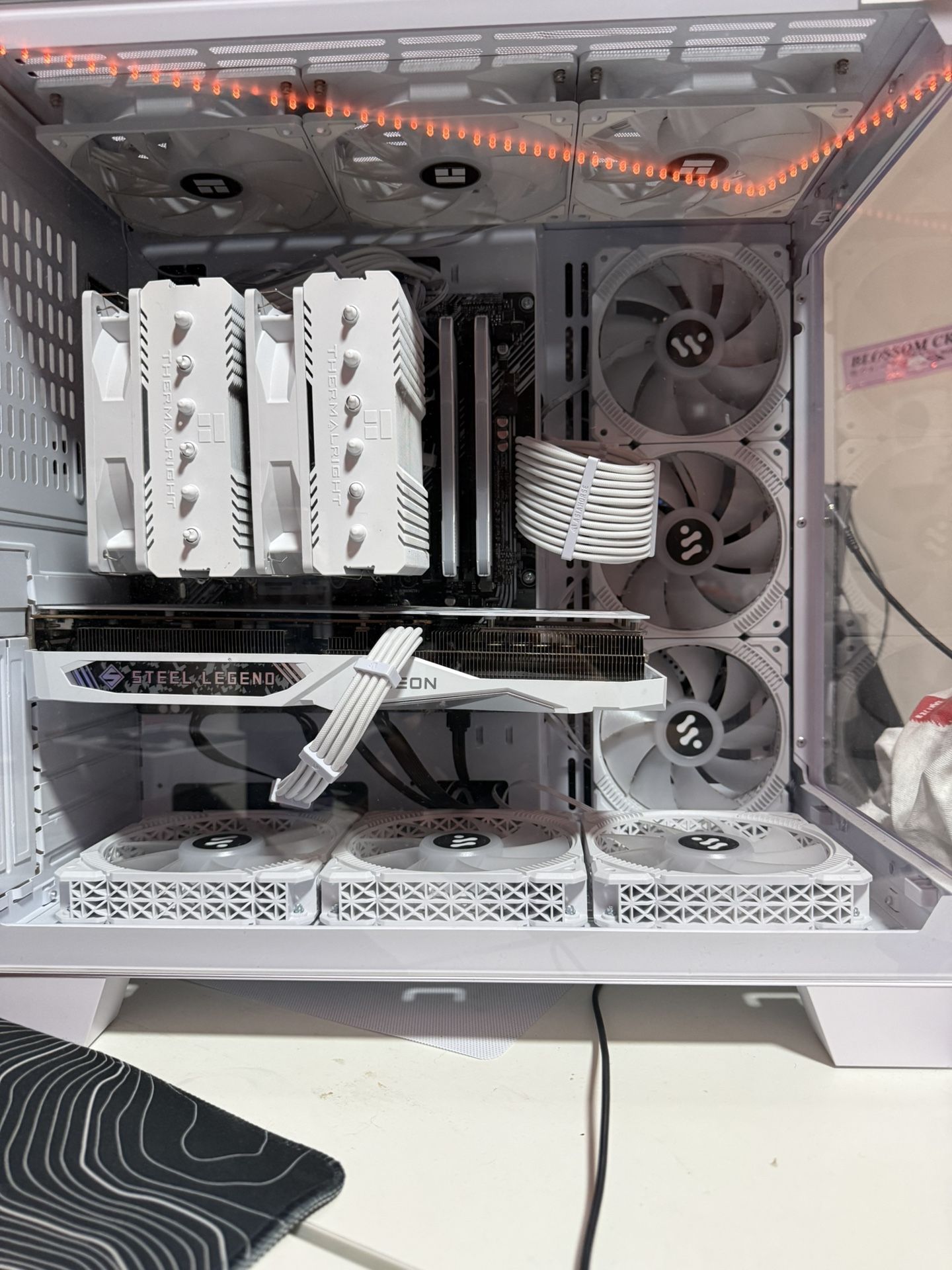 Custom White Gaming PC – Ryzen 7 + RX 7600 – RGB – 1440p Ready – 32GB RAM