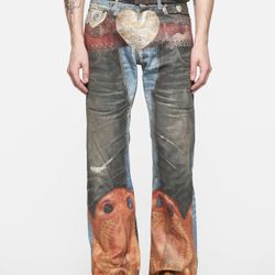 Acne Studios Cowboy print jeans