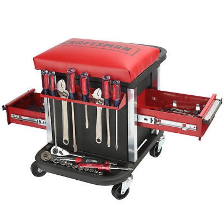 BRAND Craftsman Garage Glider Rolling Tool Chest Seat for Sale in