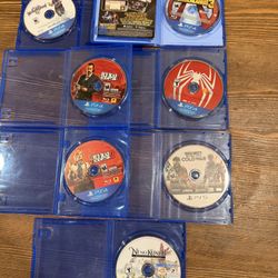 PS4 & PS5 Game Lot 6 Games RDR2 Spider-Man Cold War 